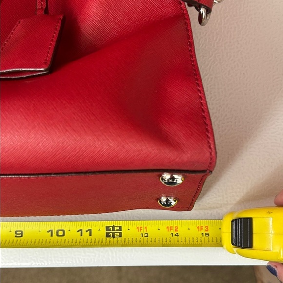 Michael Kors Red Satchel Bag - Picture 7 of 9